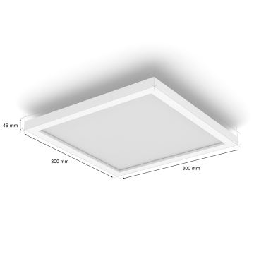 Philips - Dimmbare LED-RGBW-Deckenleuchte Hue SURIMU LED/27W/230V