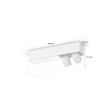 Philips - Dimmbarer LED-RGBW-Strahler Hue CENTRIS 2xGU10/4,2W/230V+ LED/11W