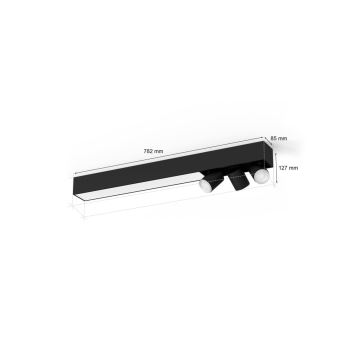 Philips - Dimmbarer LED-RGBW-Strahler Hue CENTRIS 3xGU10/4,2W/230V + LED/11W 2000-6500K