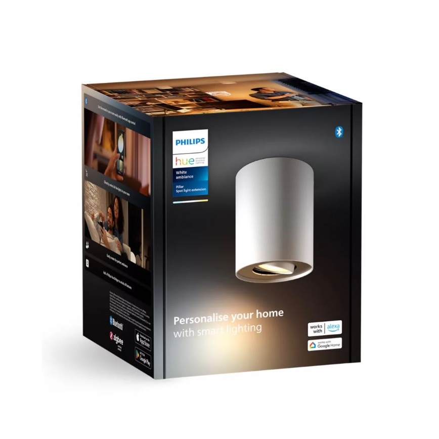 Philips - Dimmbarer LED-Strahler Hue PILLAR 1xGU10/4,2W/230V 2200-6500K weiß