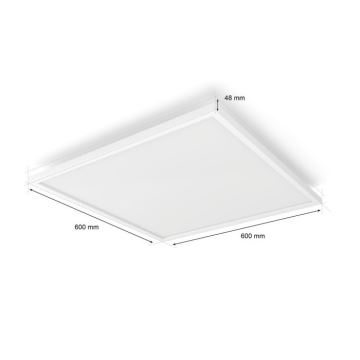 Philips - Dimmbares LED-RGB-Panel Hue White And Color Ambiance LED/60W/230V 2000-6500K