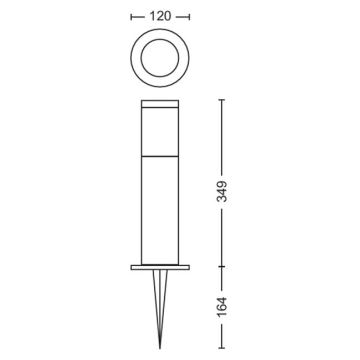 Philips – LED-Außenleuchte GARDENLINK LED/6W/12V 4000K IP44