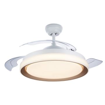 Philips - LED-Deckenleuchte mit Ventilator LED/35W/230V 5500/4000/2700K + Fernbedienung golden