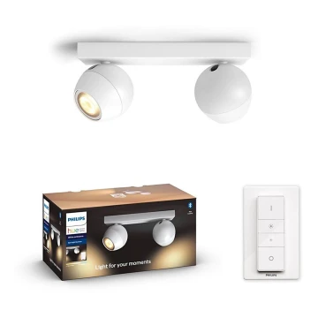 Philips - LED dimmbare Spot Hue BUCKRAM 2xGU10/5W/230V