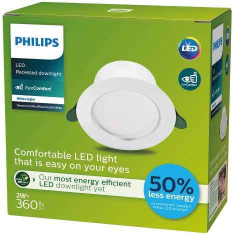 Philips - LED-Einbauleuchte LED/2W/230V 4000K