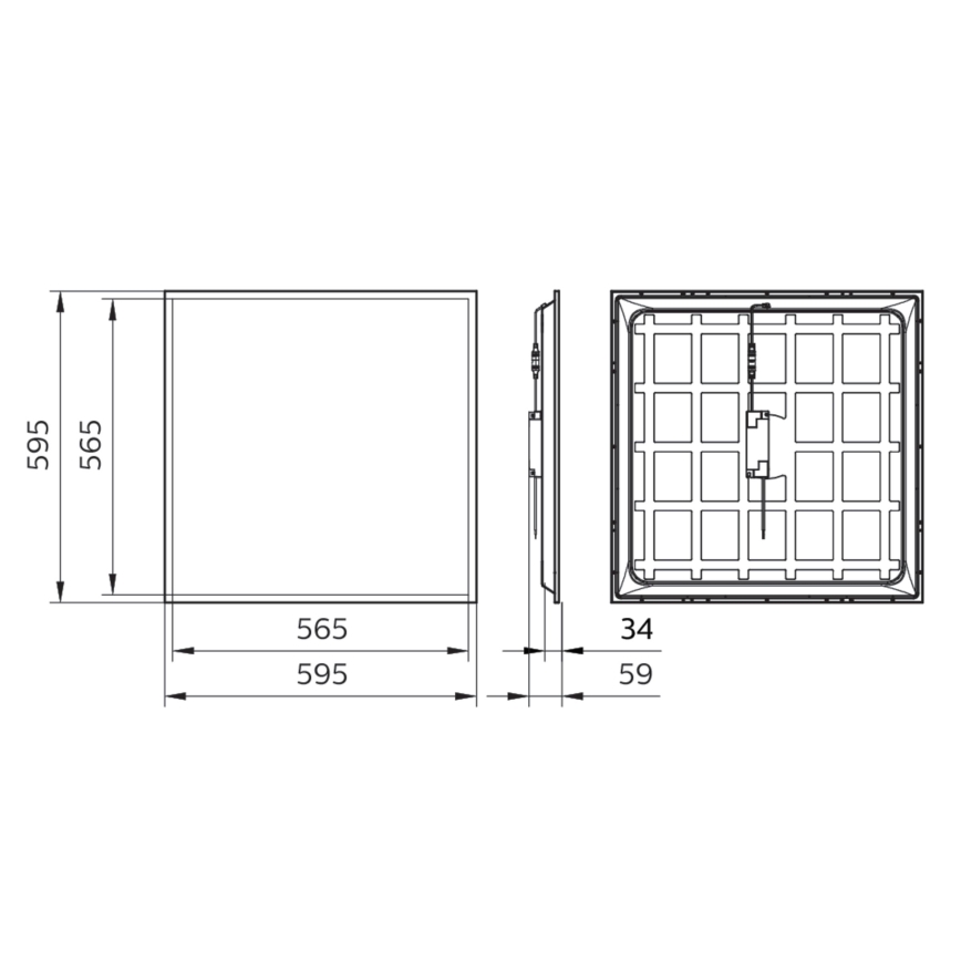 Philips - LED-Einbaupanel LED/34W/230V 4000K UGR&lt;22 IP40