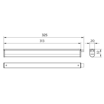 Philips - LED-Küchenunterbauleuchte PROJECTLINE LED/3,4W/230V 3000/4000/6500K