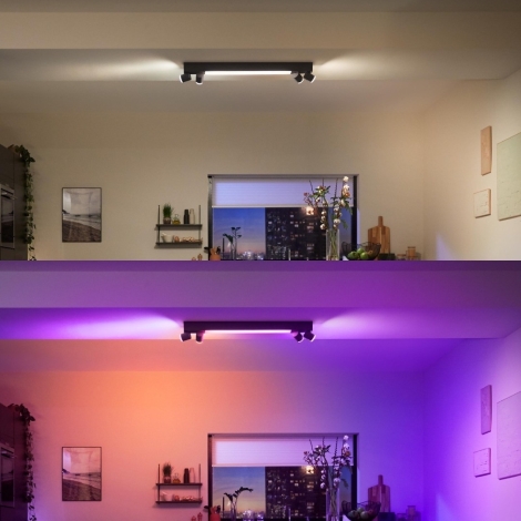 Philips - LED-RGBW-Strahler Hue CENTRIS 4xGU10/5,7W + LED/40W/230V