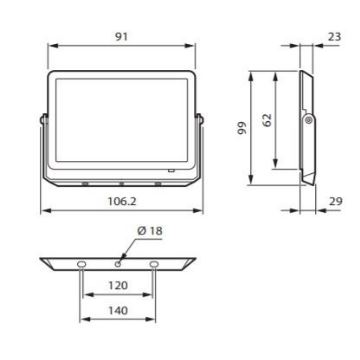 Philips - LED-Strahler DECOFLOOD LED/10W/230V IP65