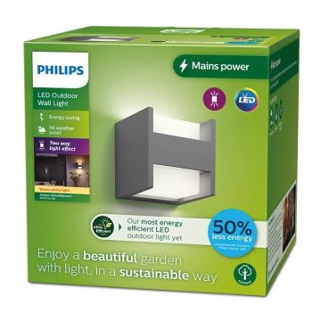 Philips - LED-Wandleuchte für den Außenbereich ARBOUR LED/3,8W/230V IP44