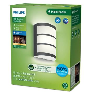 Philips - LED-Wandleuchte für den Außenbereich PYTHON LED/3,8W/230V IP44