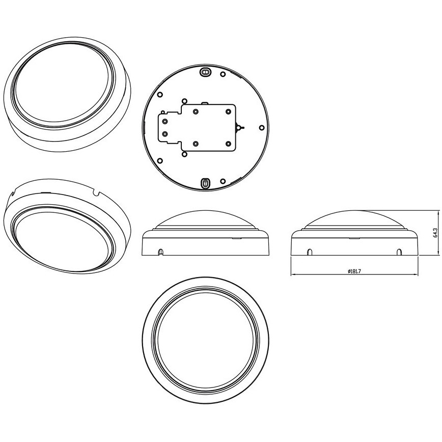 Philips – LED-Wandleuchte PROJECTLINE LED/15W/230V IP65