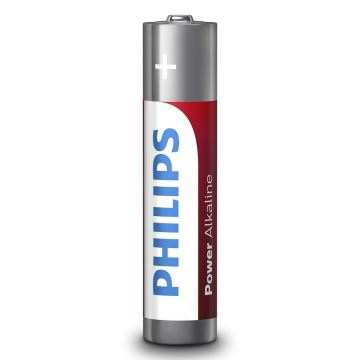 Philips LR03P4F/10 - 4 Stk. alkalische Batterie AAA POWER ALKALINE 1,5V 1150mAh