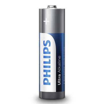 Philips LR6E4B/10 - 4 Stk. alkalische Batterie AA ULTRA ALKALINE 1,5V 2800mAh