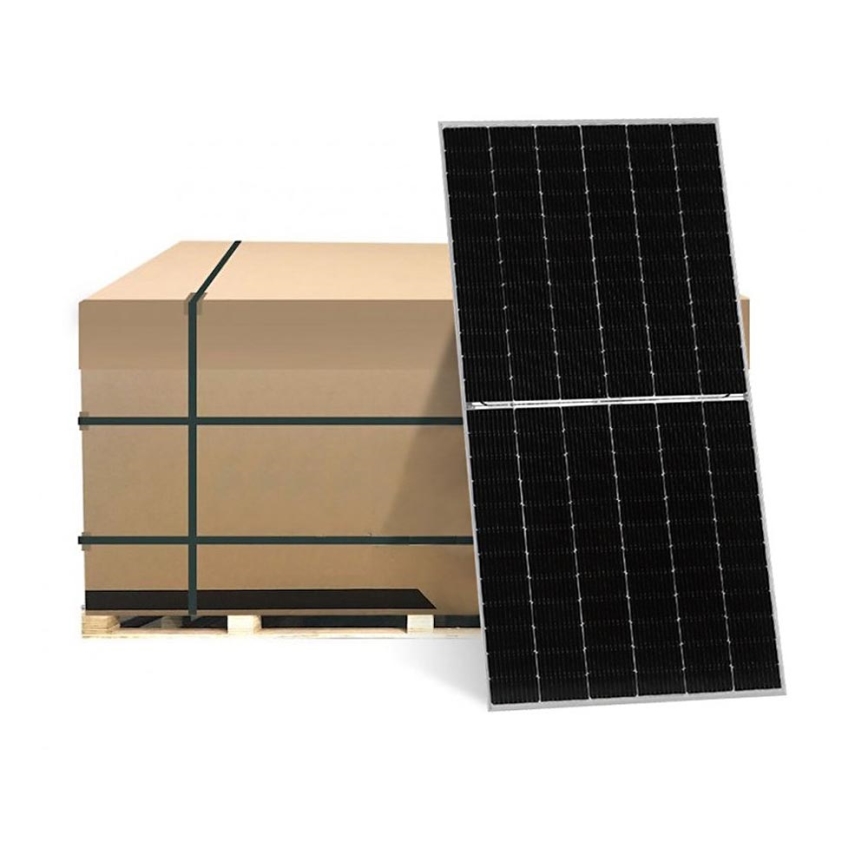 Photovoltaik-Solarpanel JINKO 545Wp silberner Rahmen IP68 Halbzellen Bifazial-Palette 36 Stk.