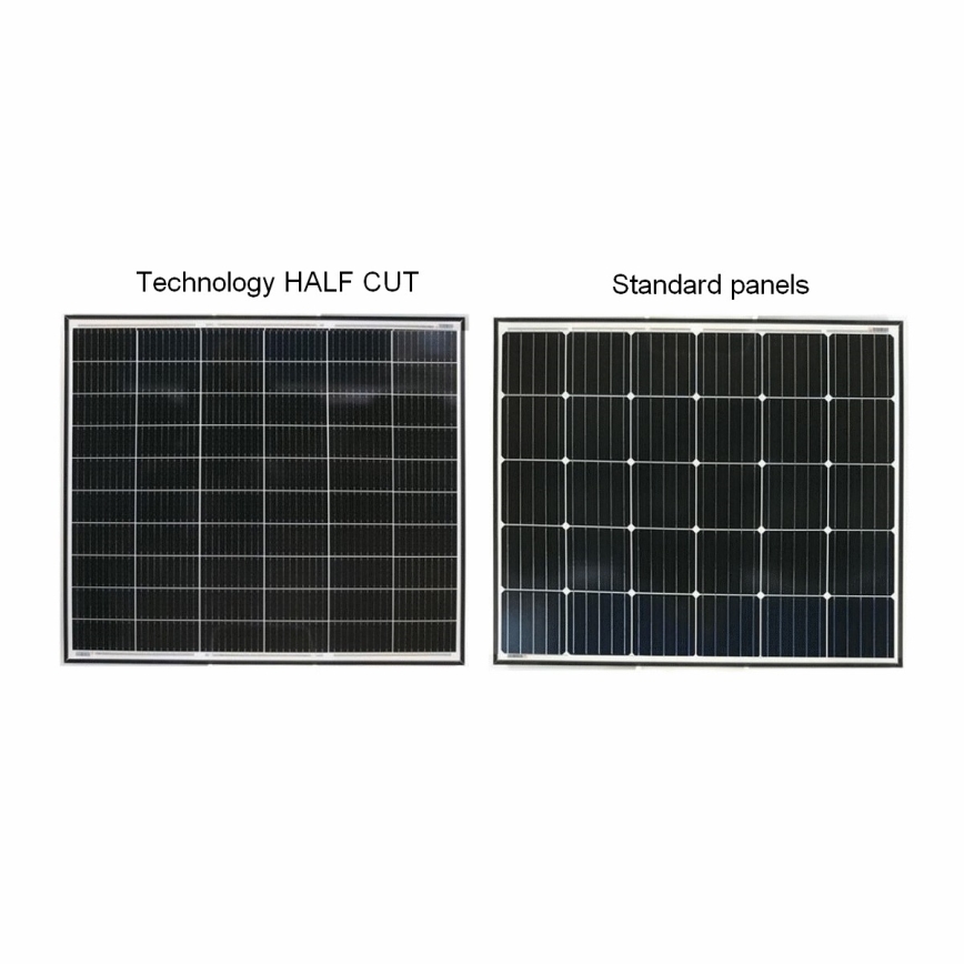 Photovoltaik-Solarpanel LEAPTON 410Wp schwarzer Rahmen IP68 Halbzellen