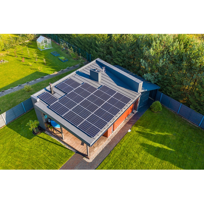 Photovoltaik-Solarpanel Risen 440Wp schwarzer Rahmen IP68 Halbzellen