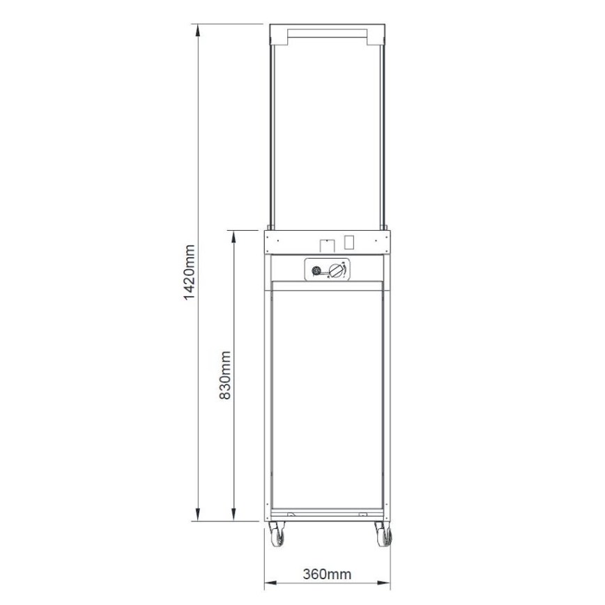 Planika - Outdoor-Gas-Kamin 149,5x36 cm 8kW schwarz + Schutzabdeckung