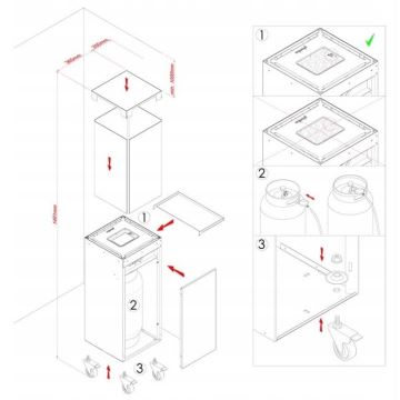 Planika - Outdoor-Gas-Kamin 149,5x36 cm 8kW schwarz + Schutzabdeckung