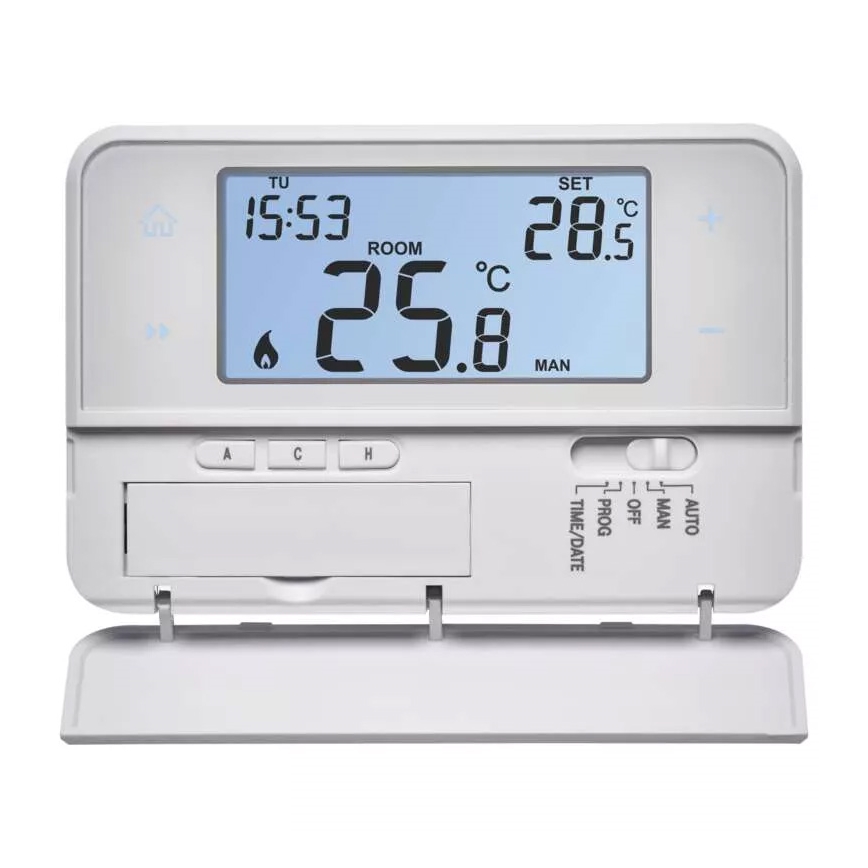 Programmierbarer Thermostat 2xAA