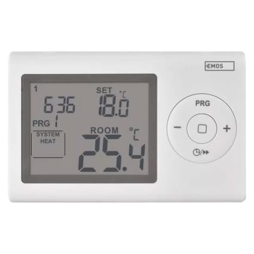 Programmierbares Thermostat 2xAAA