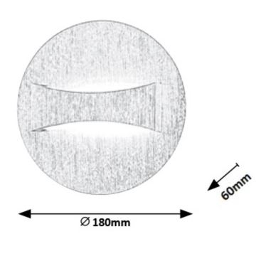 Rabalux - LED Wandbeleuchtung LED/6W/230V