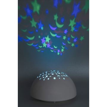 Rabalux - LED Nachtlicht RGB LED/0,5W/3xAA