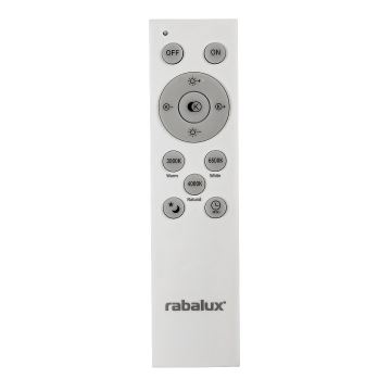 Rabalux - LED Dimmbare Deckenleuchte LED/40W/230V 3000-6500K schwarz + Fernbedienung