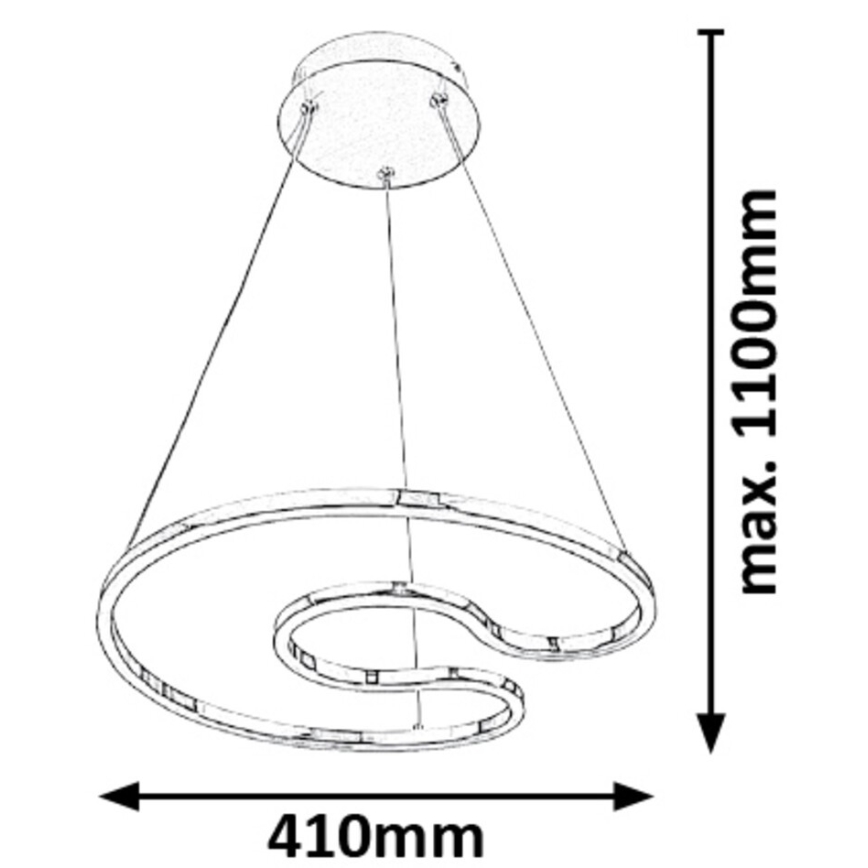 Rabalux - LED Hängeleuchte LED/30W/230V