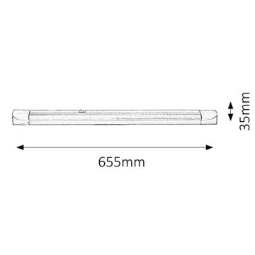 Rabalux - Küchenunterbauleuchte 1xG13/18W/230V 65,5 cm