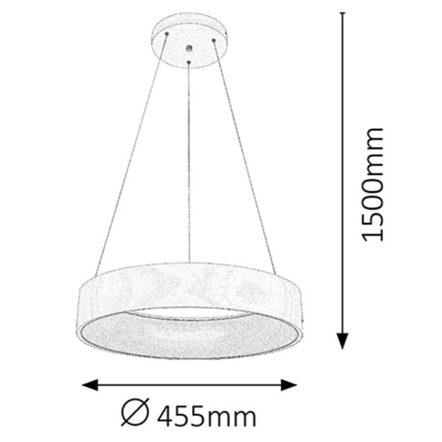 Rabalux - LED Hängeleuchte LED/26W/230V