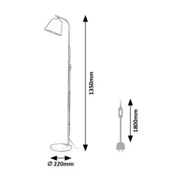 Rabalux - Bodenlampe 1xE27/25W/230V