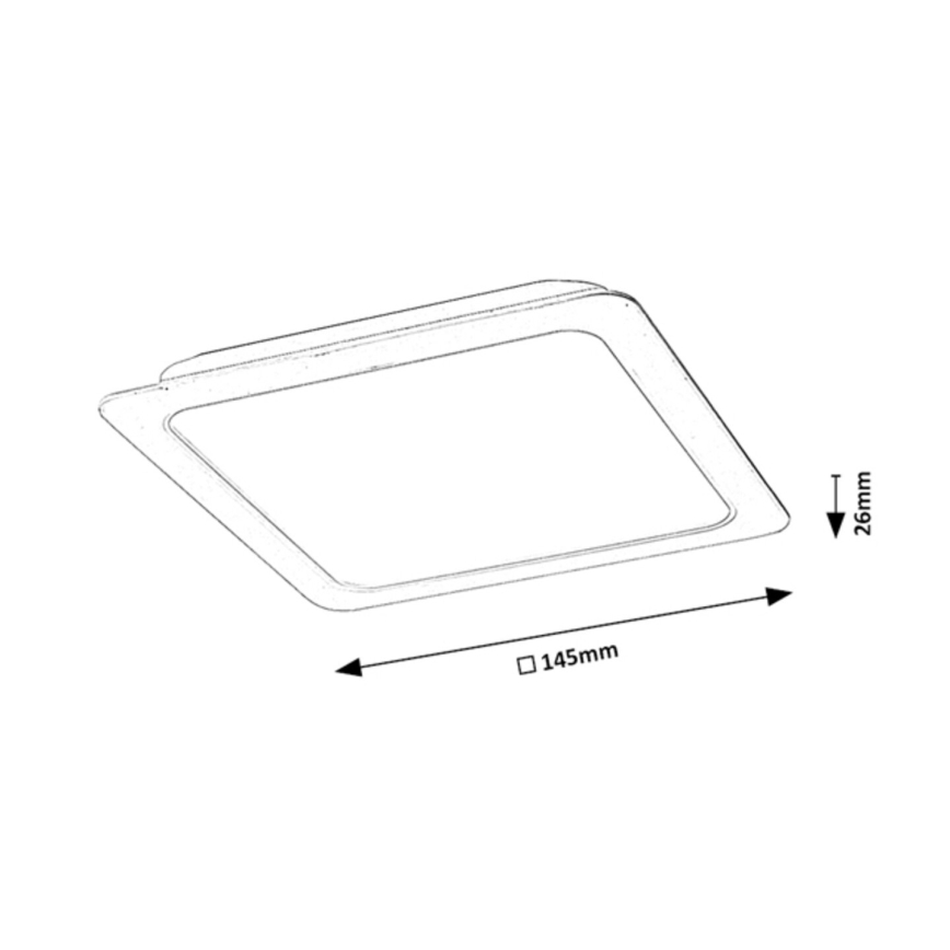 Rabalux - LED-Deckenleuchte LED/12W/230V 14,5 cm