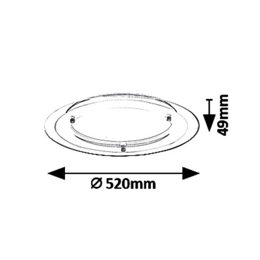 LED-Deckenleuchte LORNA LED/22W/230V