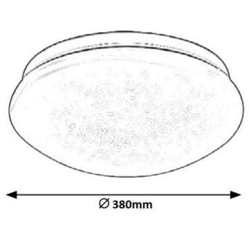 Rabalux - LED Deckenleuchte LED/24W/230V