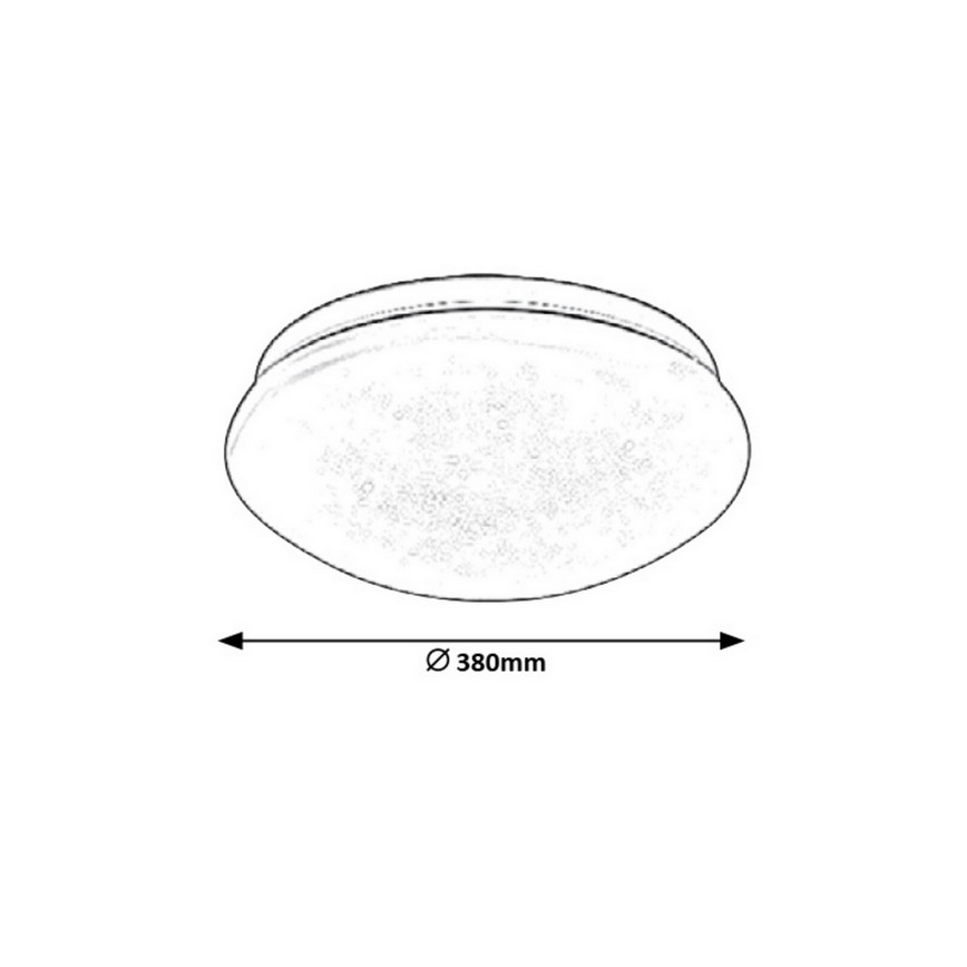 Rabalux - LED Deckenleuchte LED/24W/230V