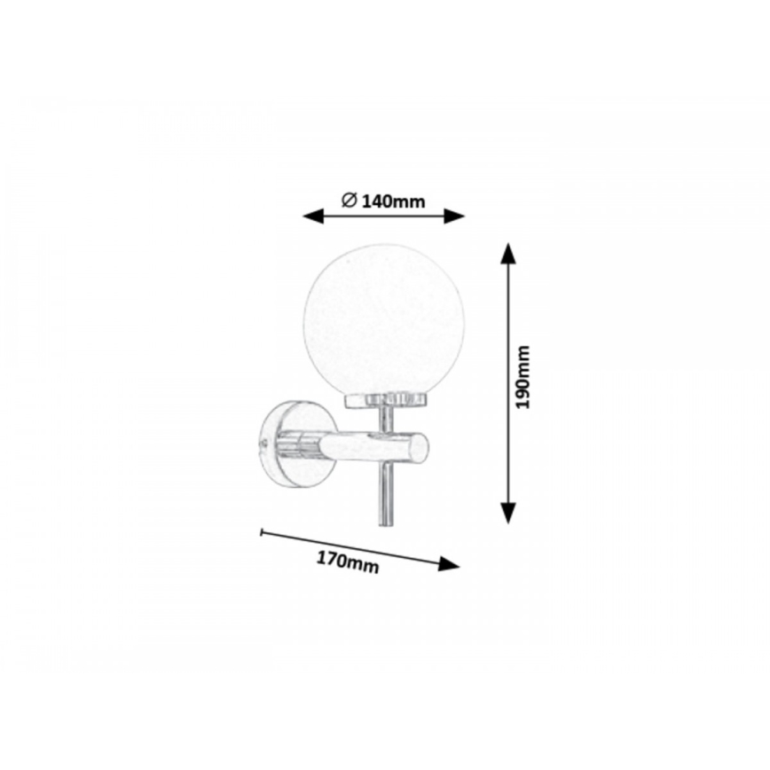 Rabalux - LED Badezimmer-Wandleuchte LED/6W/230V IP44