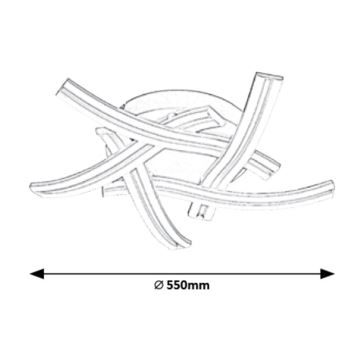 Rabalux - LED Deckenleuchte LED/60W/230V