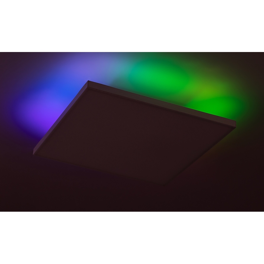 Rabalux - Dimmbare LED-RGB-Deckenleuchte LED/24W/230V 3000-6500K 40x40 cm+ Fernbedienung