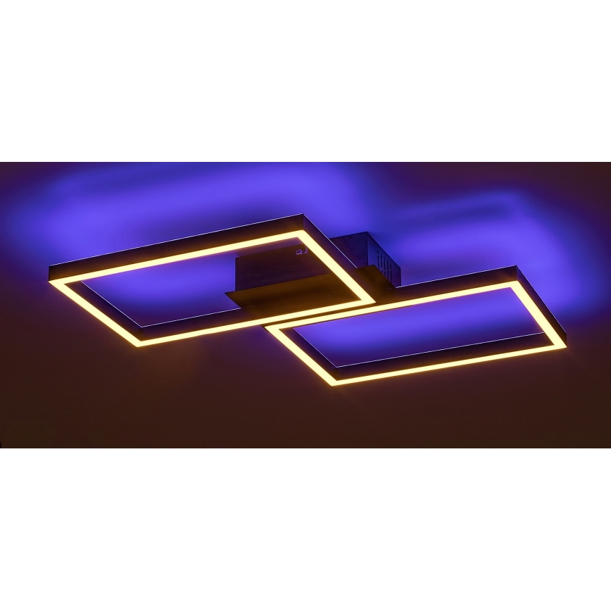 Rabalux - Dimmbare LED-RGBW-Deckenleuchte LED/40W/230V 2700-6500K + Fernbedienung