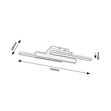 Rabalux - LED-Deckenleuchte LED/18W/230V 3000/4000K