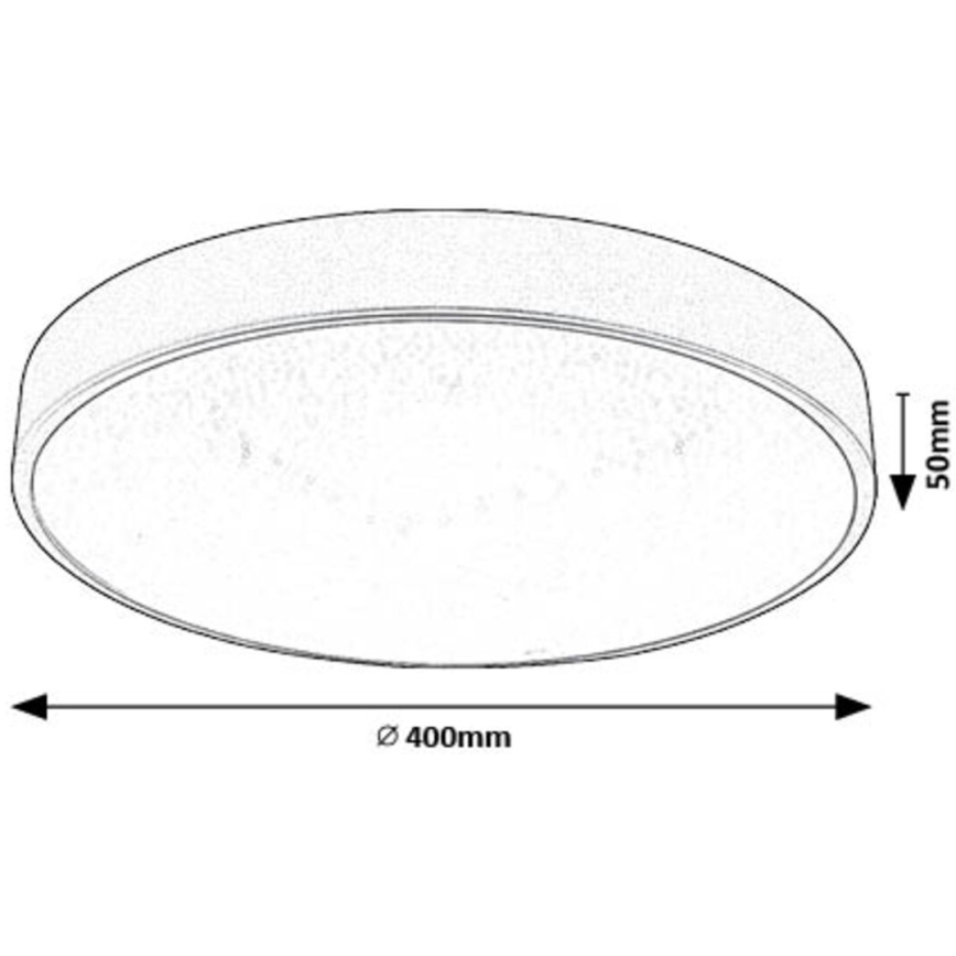 Rabalux - LED-Deckenleuchte LED/24W/230V 4000K d 40 cm