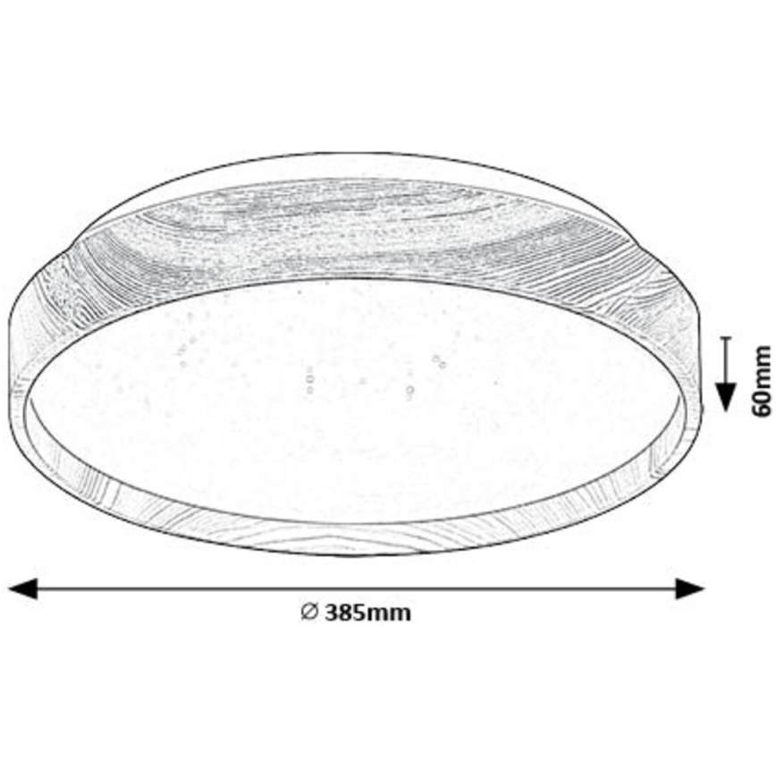 Rabalux - LED-Deckenleuchte LED/24W/230V 3000K d 38 cm