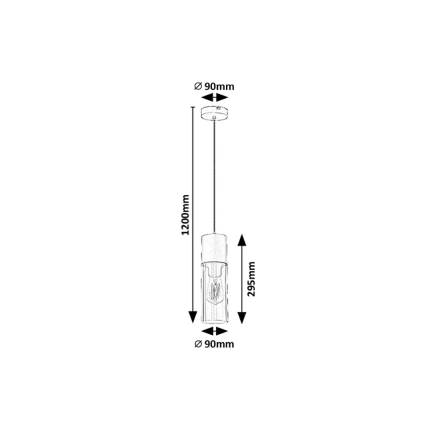 Rabalux - Hängeleuchte an Schnur 1xE27/25W/230V