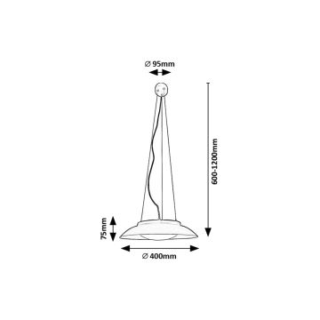 Rabalux - LED-Hängeleuchte an Schnur LED/24W/230V 3000K