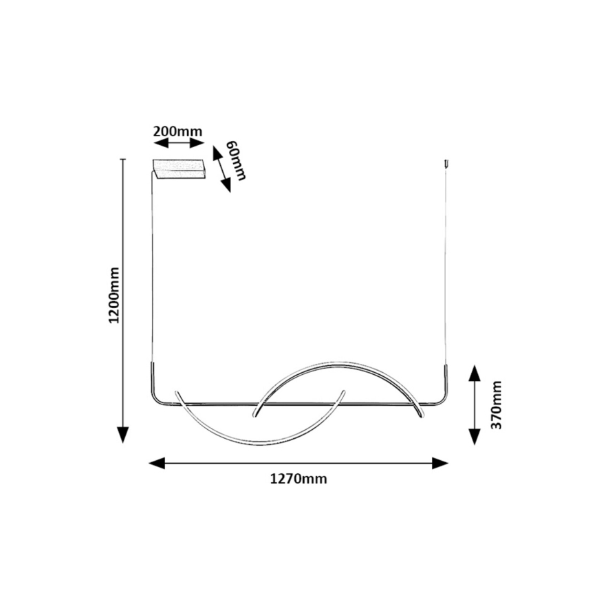 Rabalux - LED-Hängeleuchte LED/35W/230V