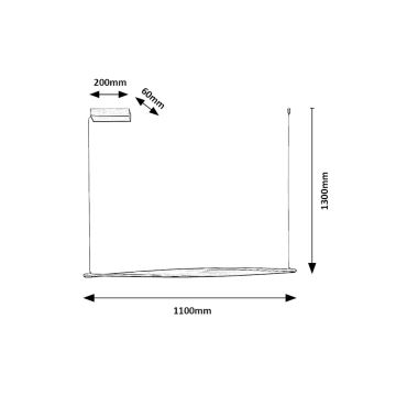 Rabalux - LED-Hängeleuchte LED/28W/230V