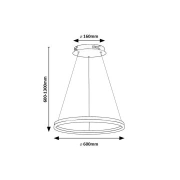 Rabalux - LED-Hängeleuchte LED/35W/230V 3000/4000/6500K