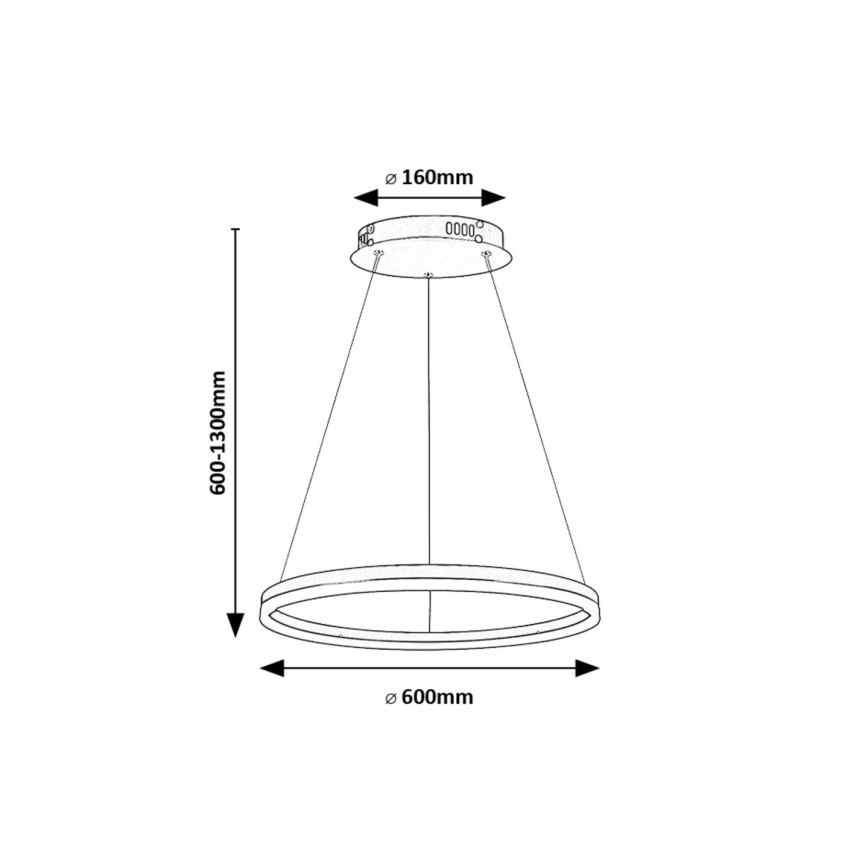 Rabalux - LED-Hängeleuchte LED/35W/230V 3000/4000/6500K