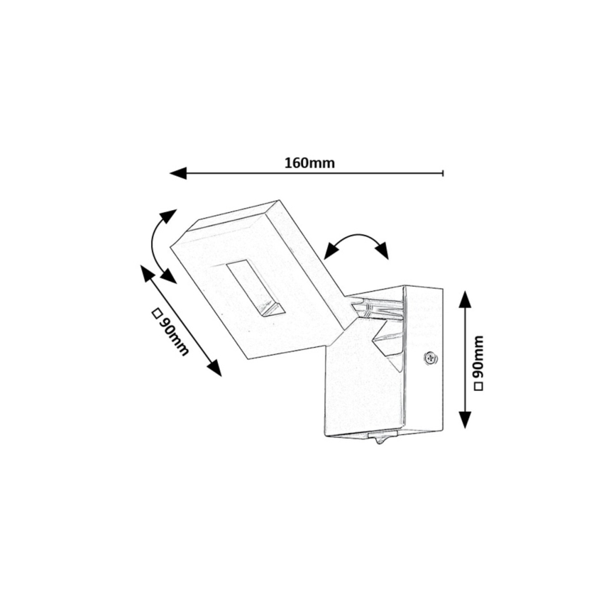 Rabalux - LED-Wandleuchte für Badezimmer LED/5W/230V 4000K IP44